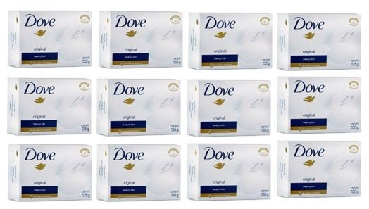 Dove Beauty Bar Original 4.75 oz (12 Pack) | Deep Moisture, No Sulfates/Parabens