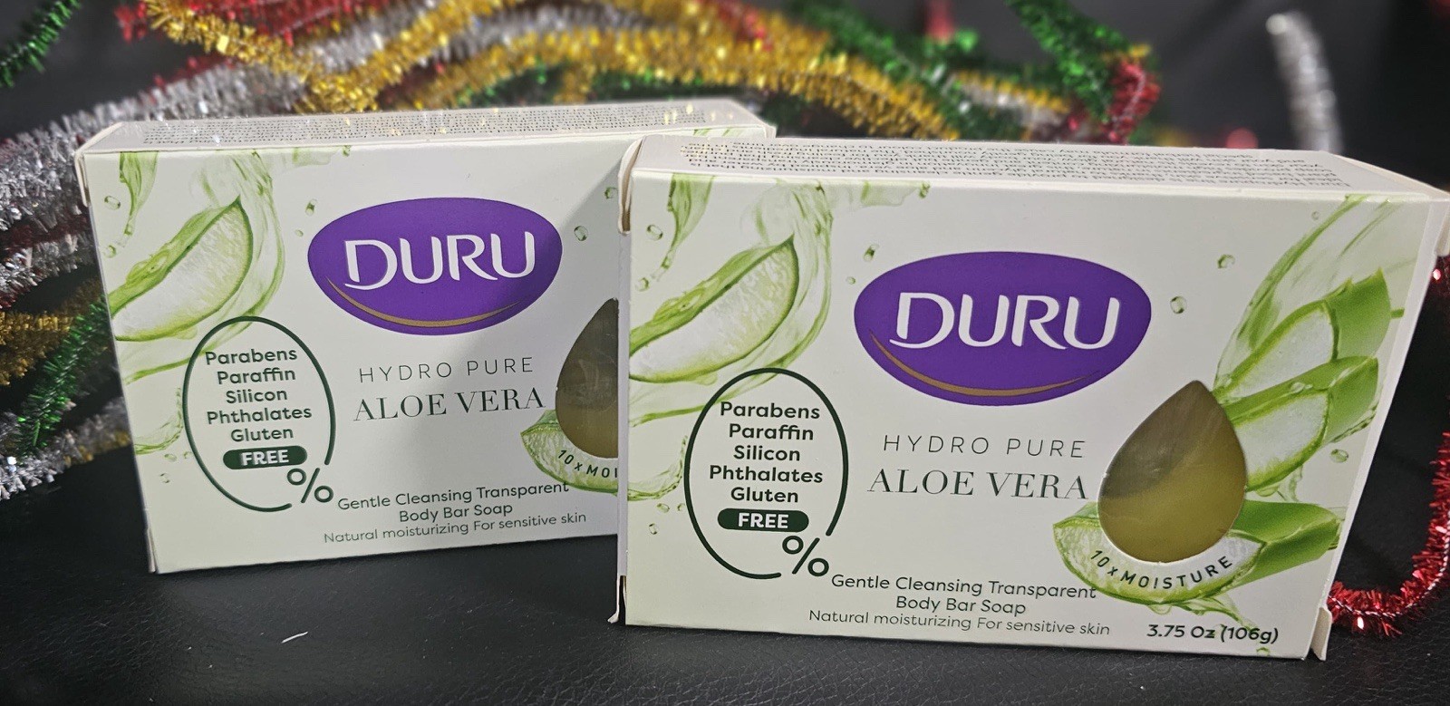 Duru Gentle Transparent Bar Soap with Aloe Vera and Vitamin E 3.5