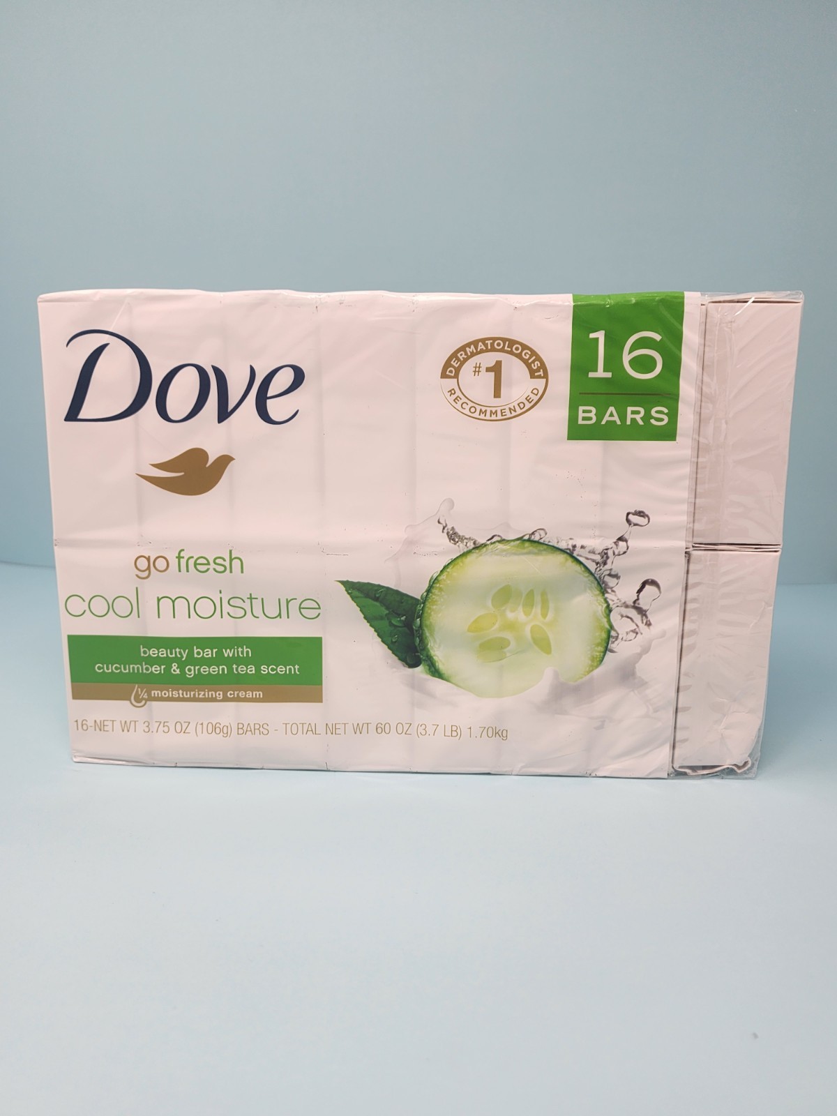 Dove Go Fresh Cool Moisture Beauty Bar (3.75 oz. 16 ct.) Cucumber Green Tea
