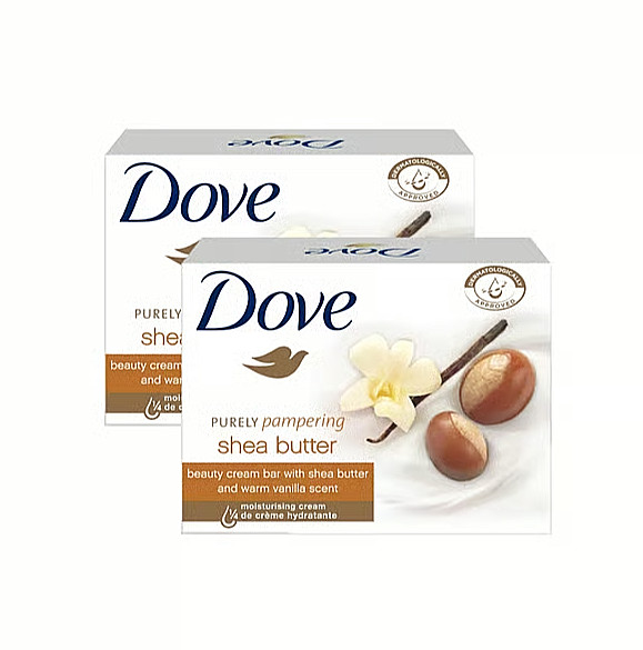 Dove Bar Soap Shea Butter & Vanilla, Pampering 135GM 6PK “FREE SHIPPING!!”