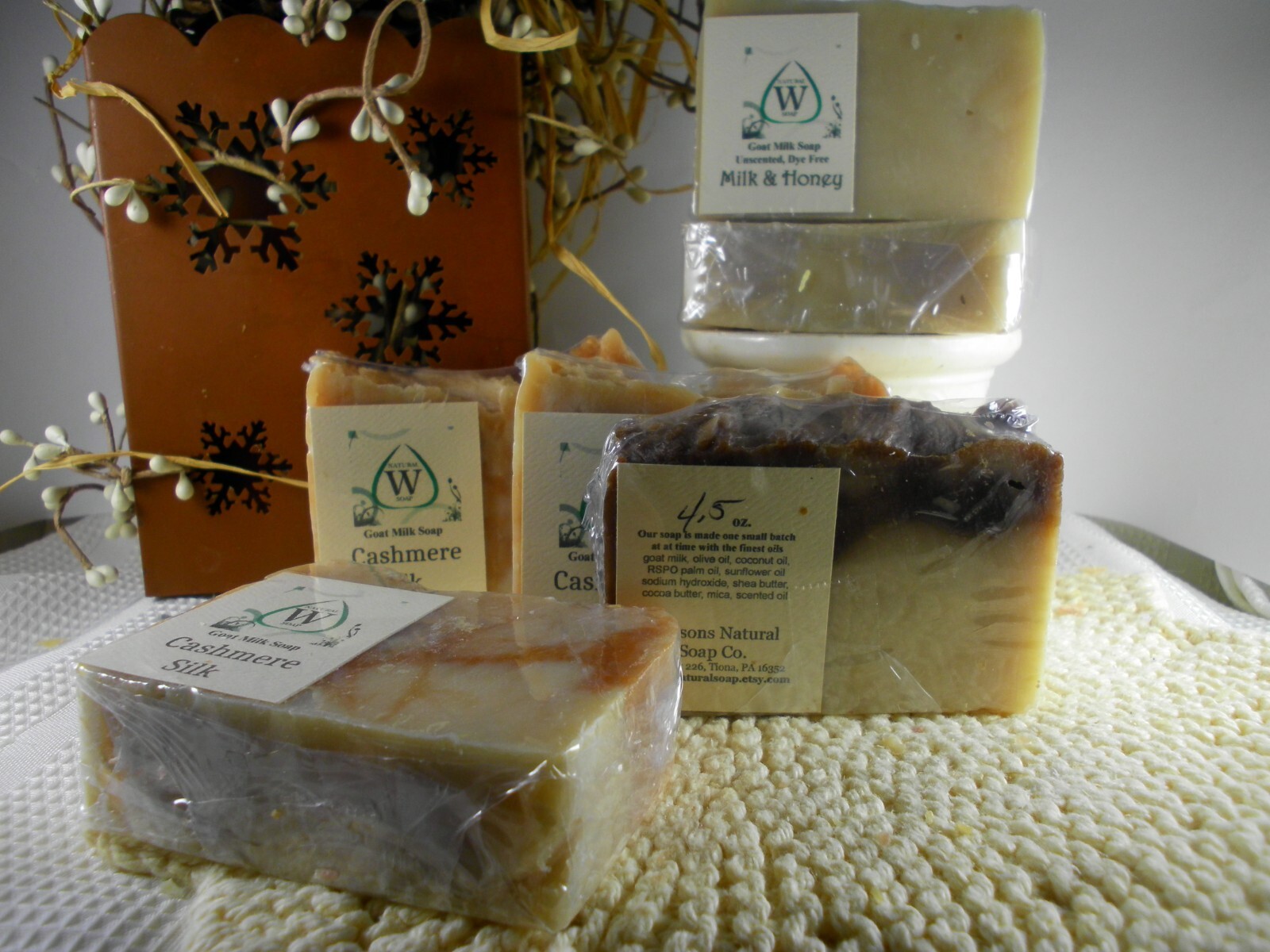 Goat Milk, Oatmeal and Honey Soap Natural Organic Handmade Homemade