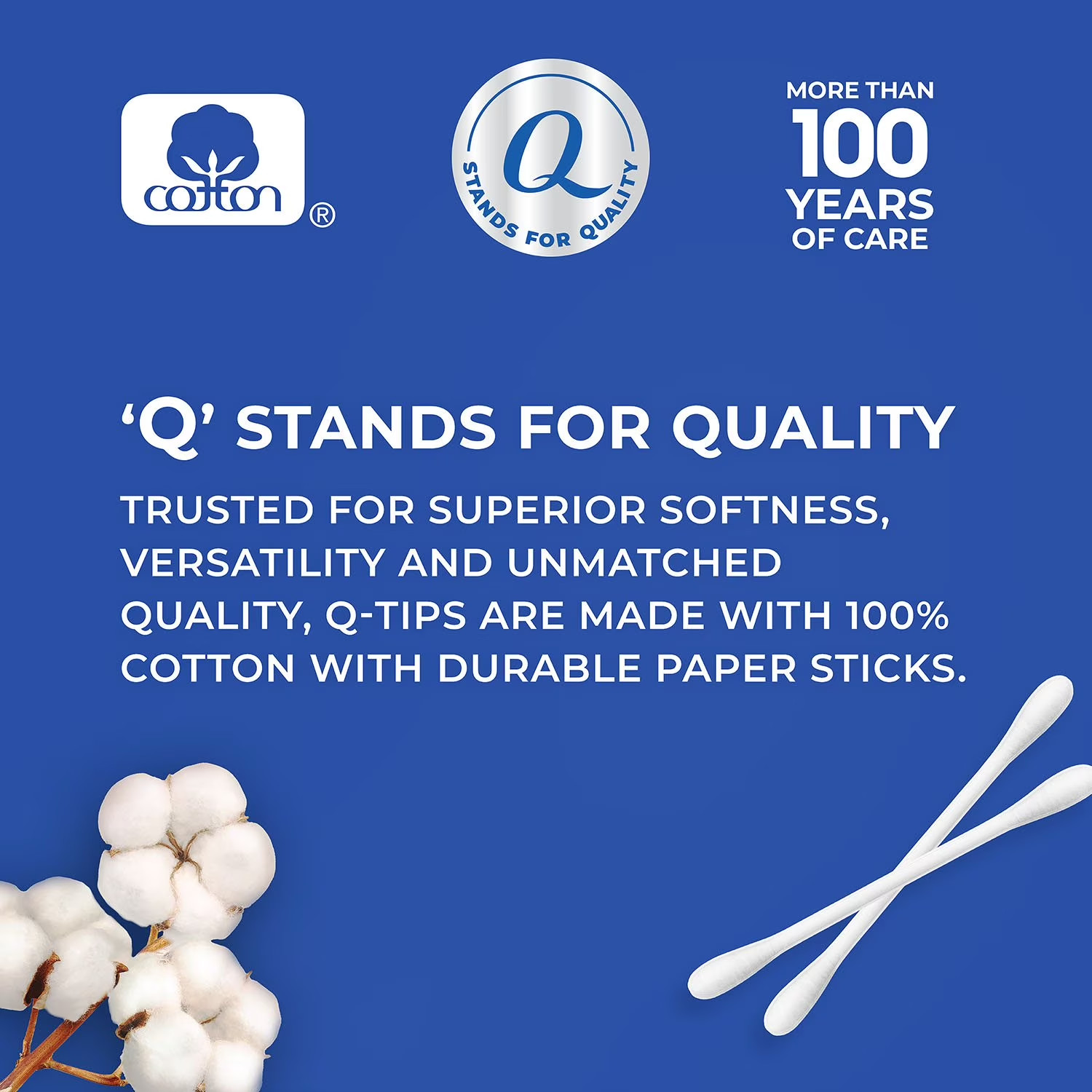 Q-tips Cotton Swabs (625 ct., 2 pk. + 500 ct., 1 pk.) Great Price