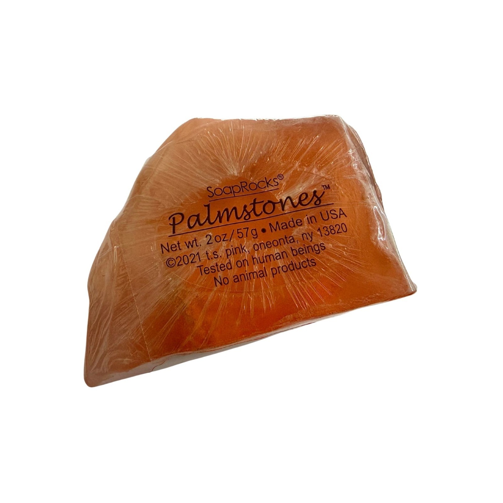 SoapRocks Palmstones Rose Gold Soap Bar 2oz Handcrafted Vegan