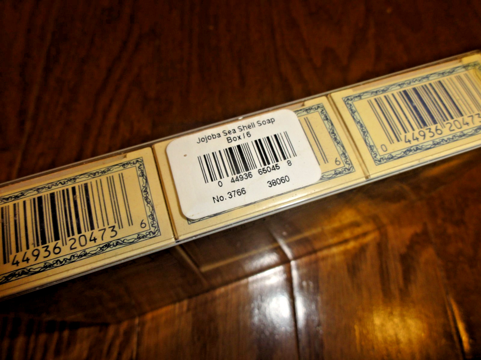 Vintage Crabtree & Evelyn London Sea Shell Soap Jojoba Oil Gift Set 6 Bars NOS