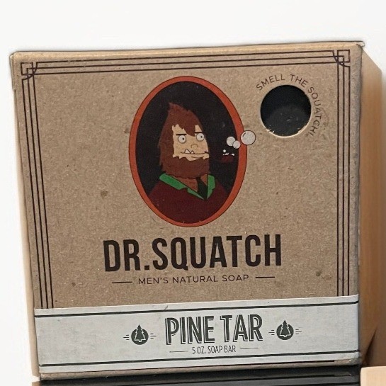 Dr Squatch Pine Tar Mens Natural Soap Bar 5 oz
