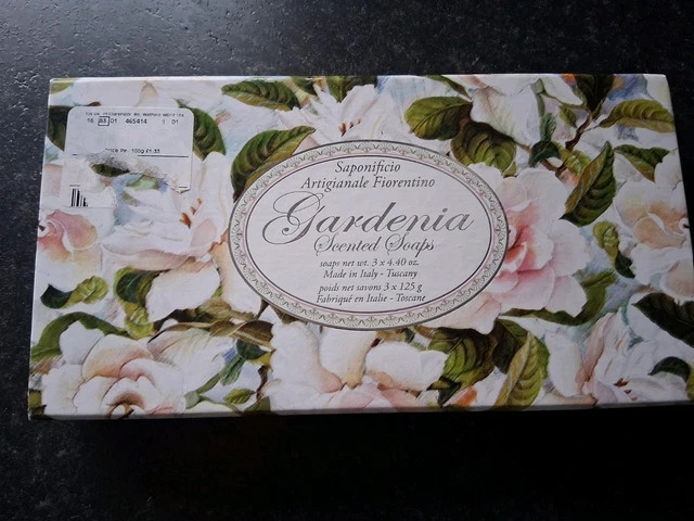 2-Pack Saponificio ~ Gardenia Scented Bar Soap from Italy 6 bars 4.40 oz Each