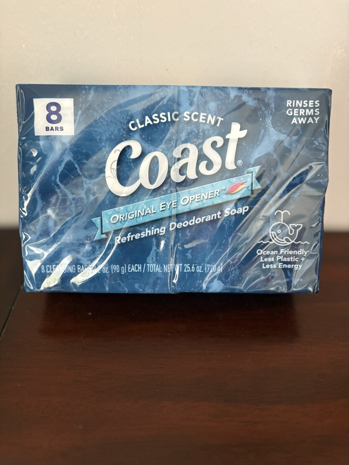 Coast Refreshing Deodorant Soap Classic Scent 8 Bars 3.2 Oz Made In USA Sealed