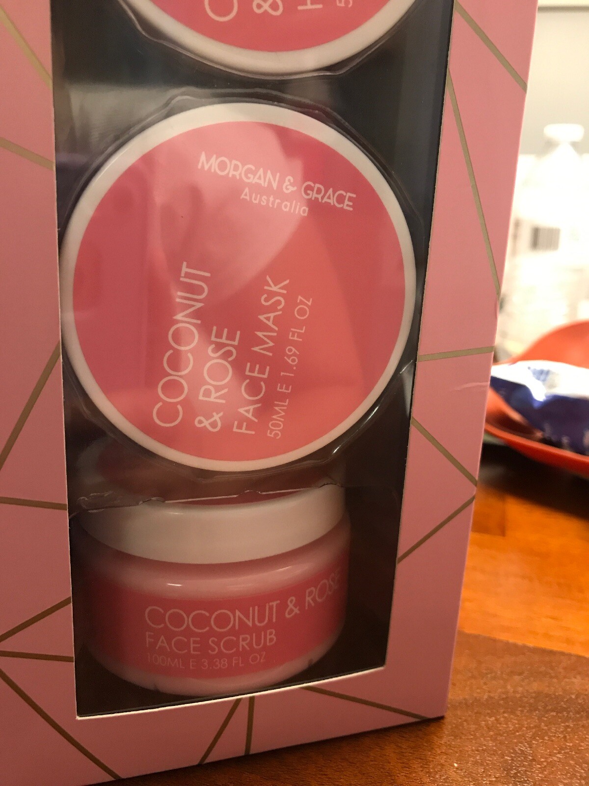 MORGAN GRACE AUSTRALIA Hair Mask Face Mask Face Scrub Coconut And Rose