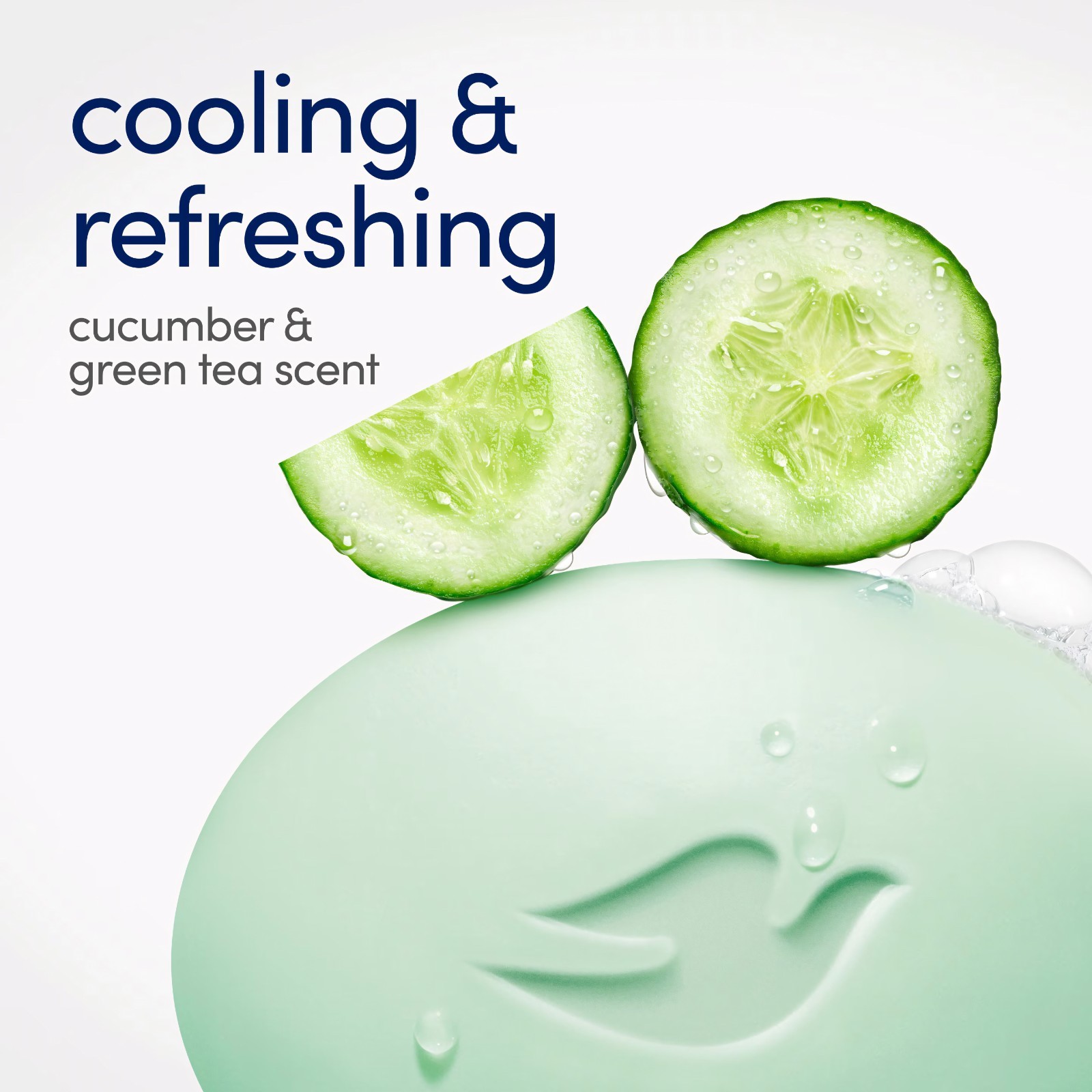 Dove Cool Moisture Cucumber & Green Tea x [12 Pack] x 135 g Beauty Bar Soap