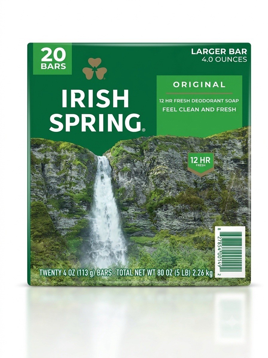 Men’s Original Clean Bar Soap 4 oz – Pack of 20. 1 qt.