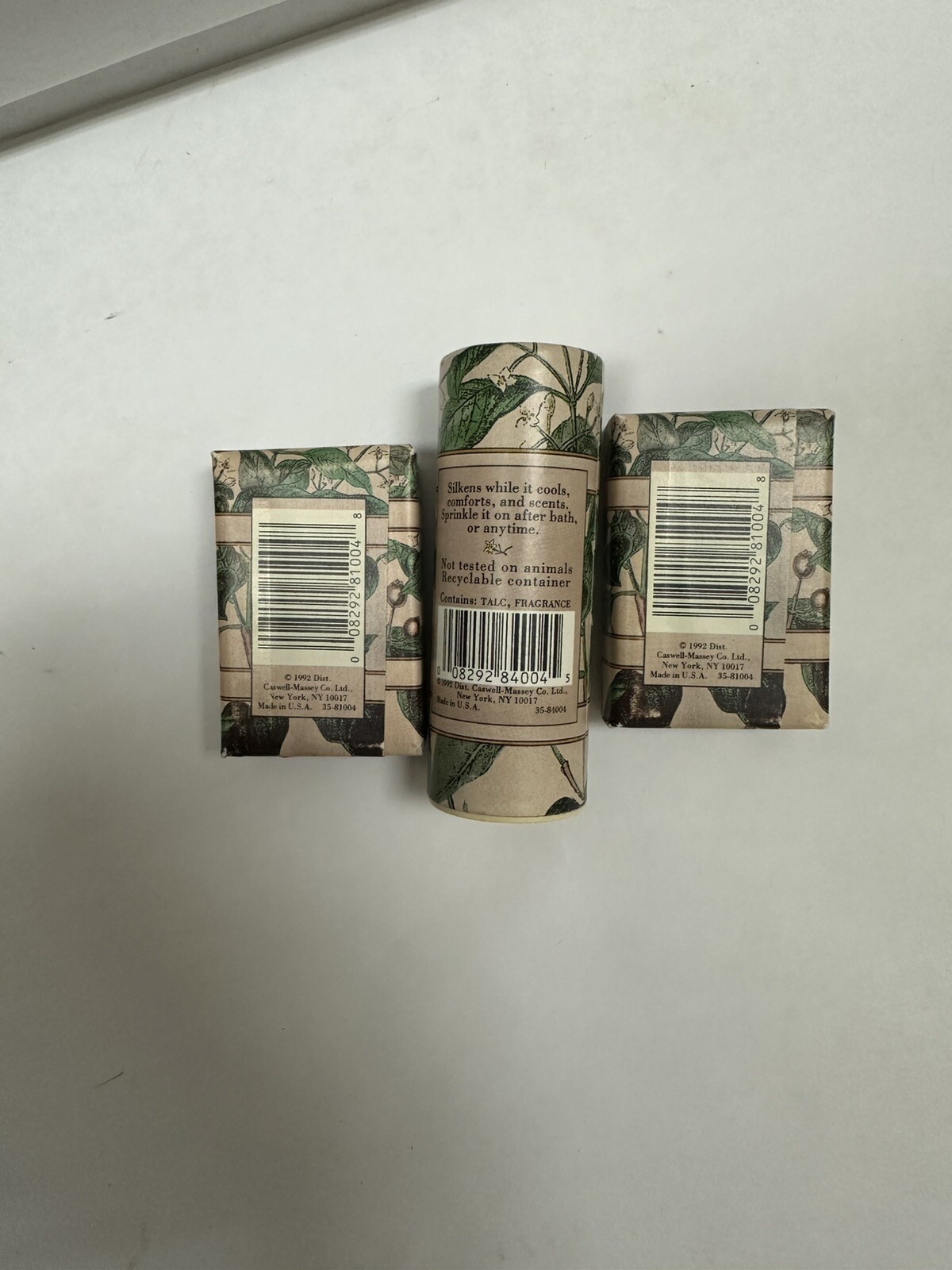 Lot 3 Sandalwood Bath & Body Original Bar Soap & Fine Talc 1.5 Oz Talc 1 Oz NOS