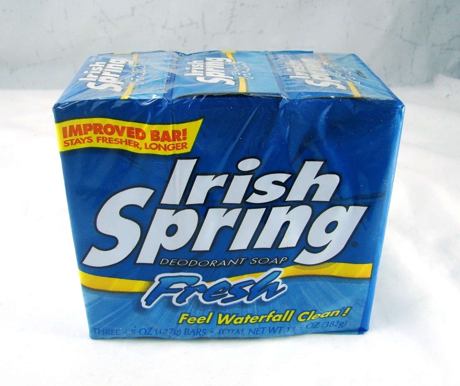 Colgate Palmolive IRISH SPRING FRESH 3 Pack Soap Bars 4 1/2 oz @ NIB Vintage