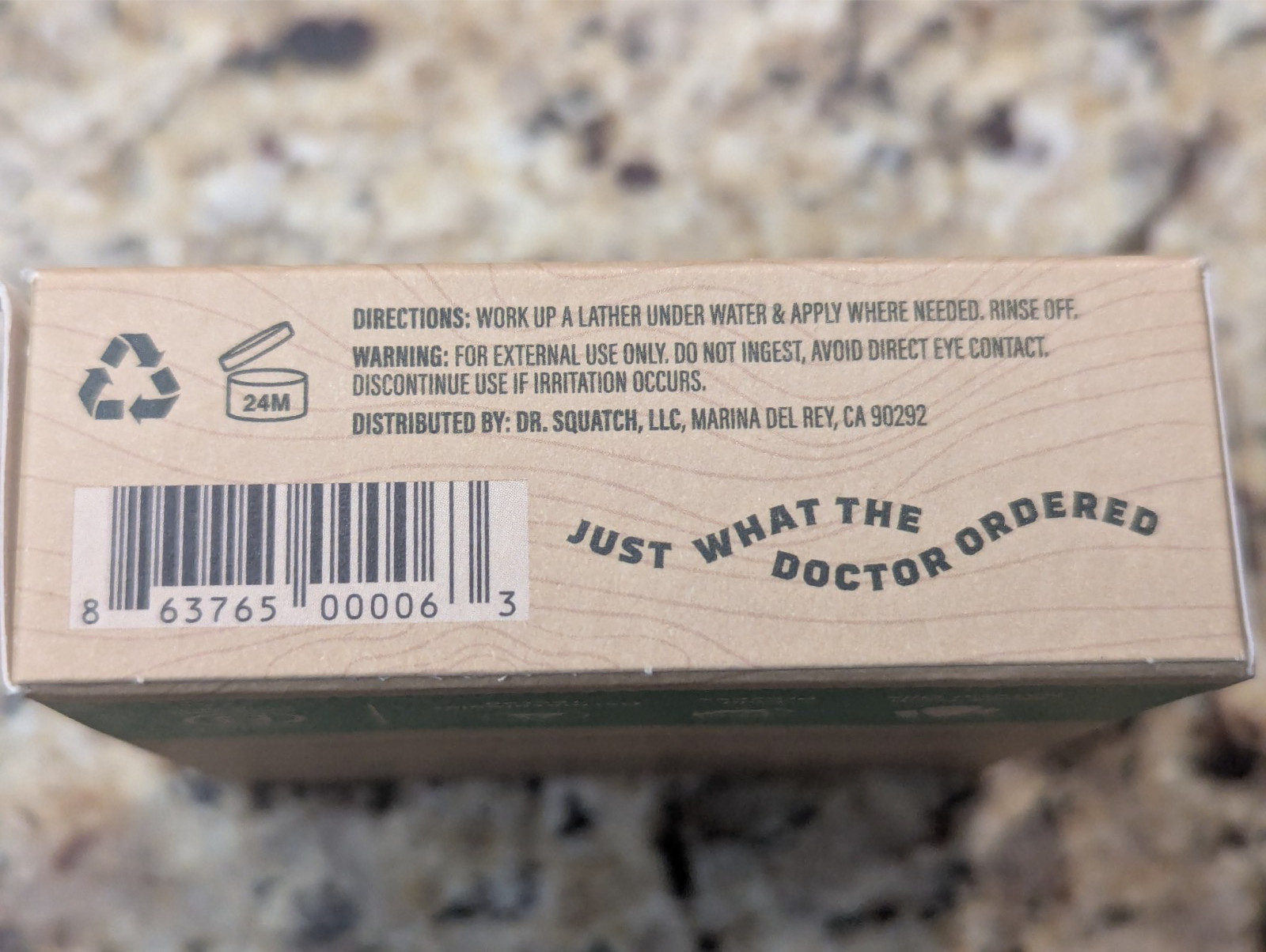 Dr Squatch Men’s Natural Soap Cool Fresh Aloe 5 oz bar
