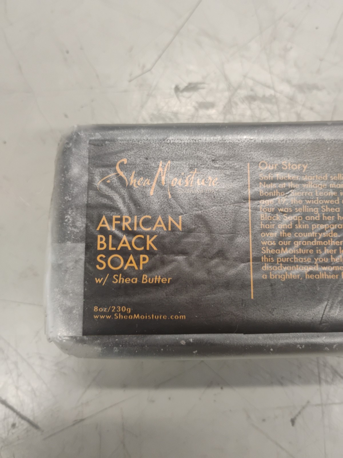 Shea Moisture Vegan African Black Soap 8 oz NEW Shea Butte Acne Prone Skin X4