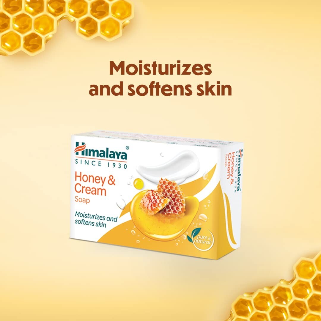 Himalaya Herbals Honey and Cream Soap, 125gm (Pack of 6) Free Shipping
