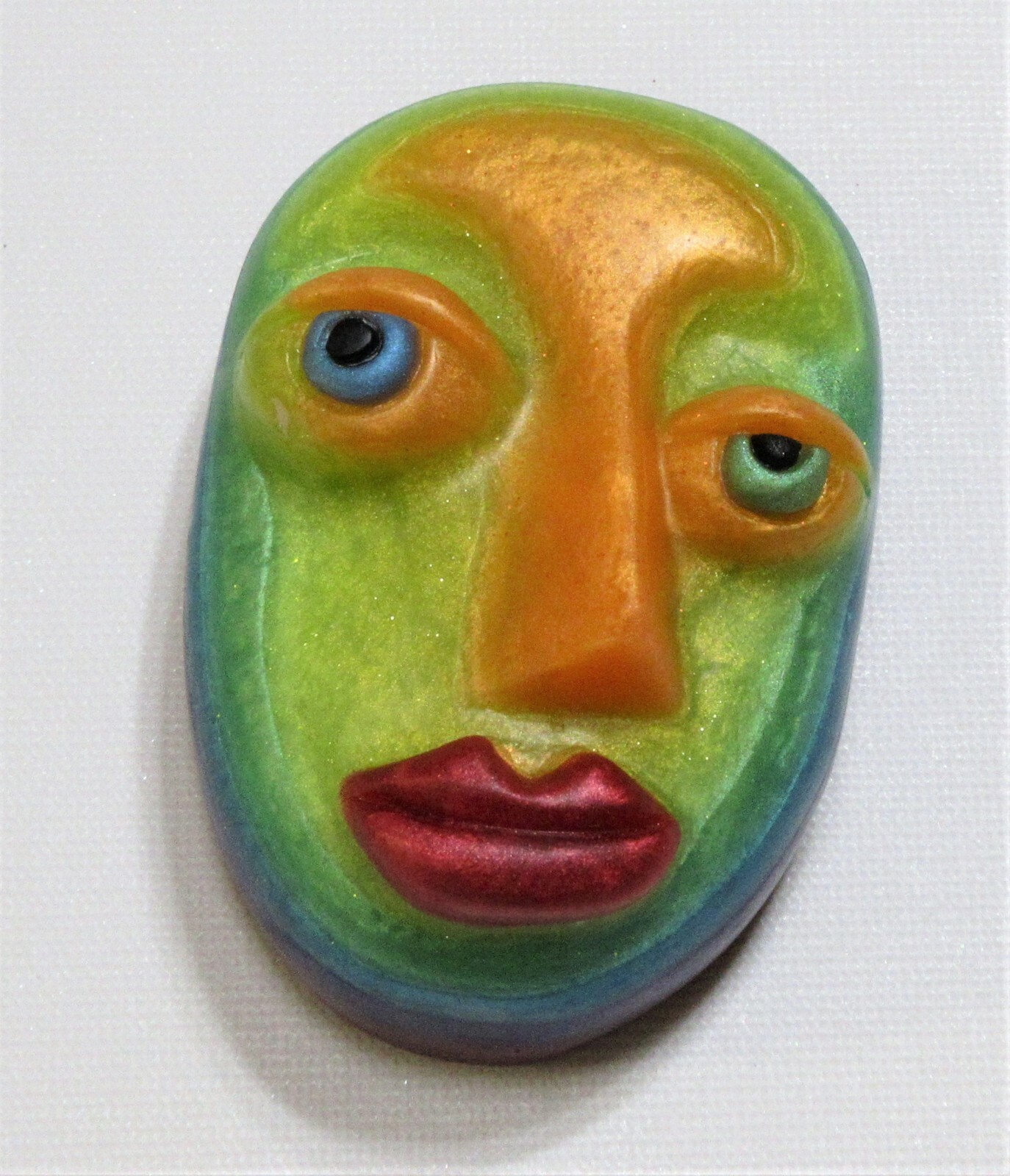 Be-YOU-tiful, our rainbow-hued FACE SOAP in coriander,sage,cedar& citrus scent