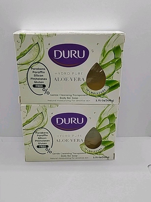 Duru Hydropure Aloe Vera 2CT Moisturizing Gentle Body Bar Soap