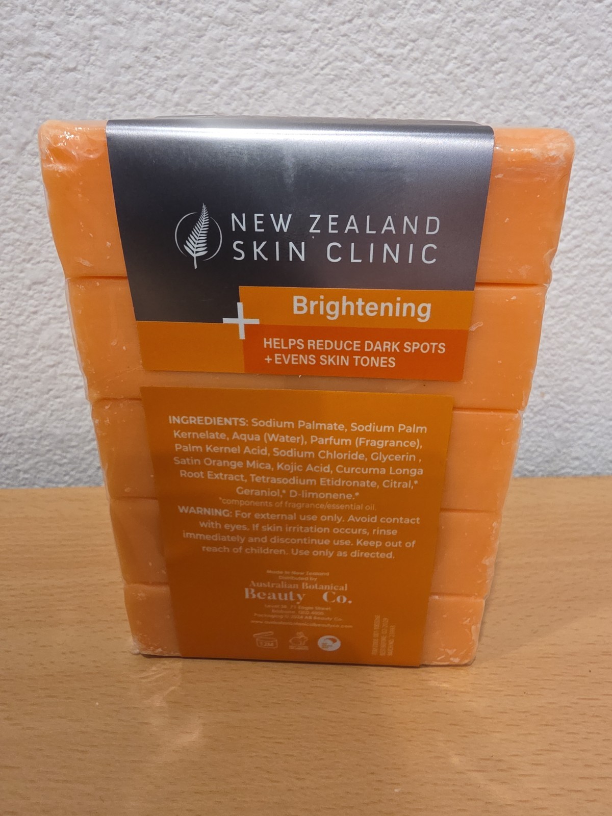 New Zealand Skin Clinic Kojic Acid Turmeric Brightening Body Soap 5 Pack 500g