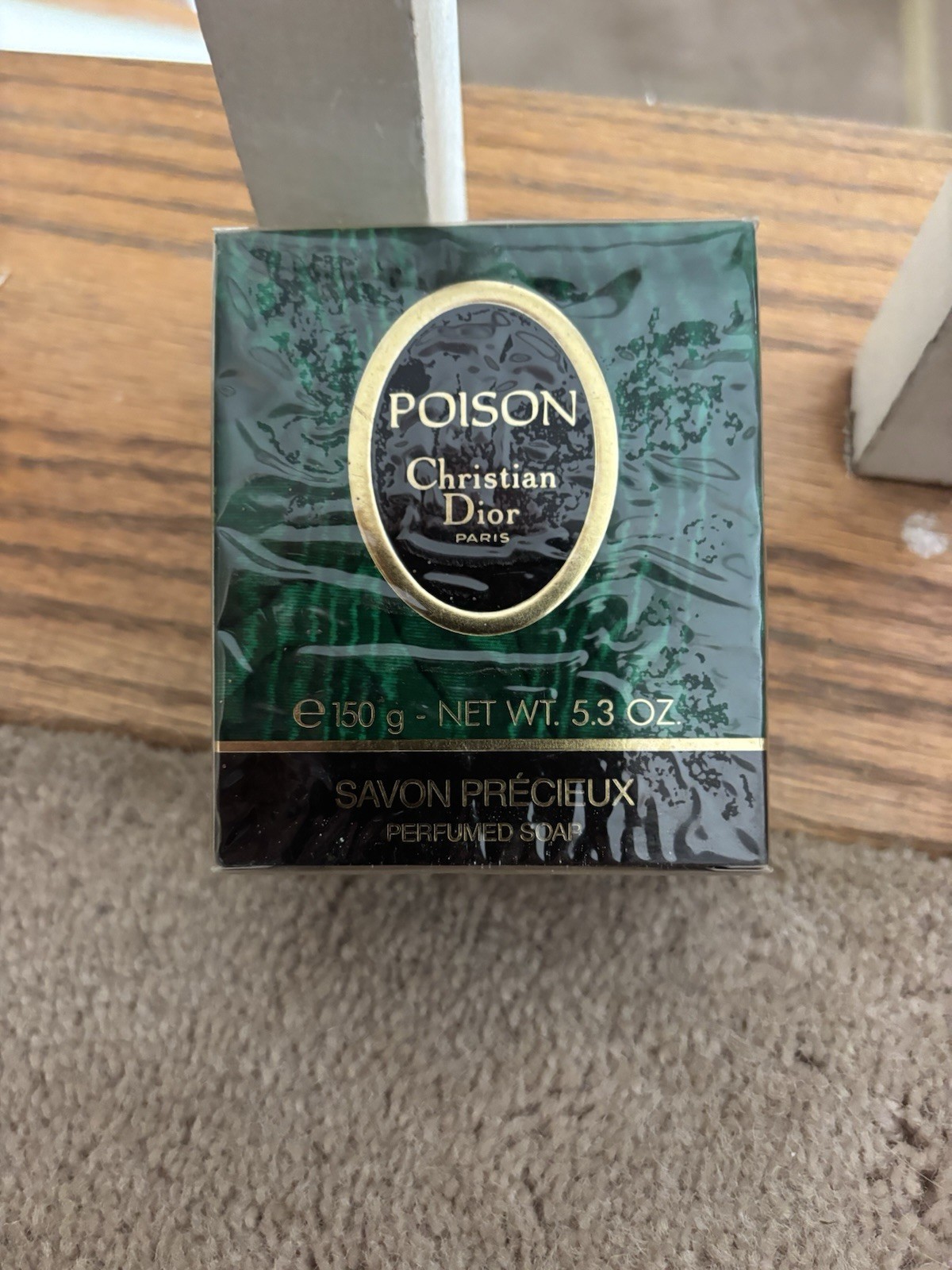 Christian Dior Poison 150g Savon Precieux Soap 5.3 OZ Vintage Sealed New