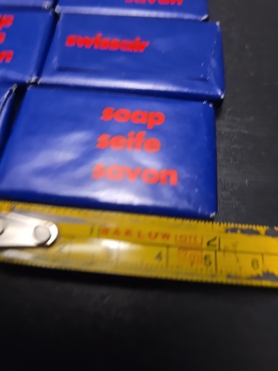 9 vintage bars mini small soaps Swissair Travel size seife Savon