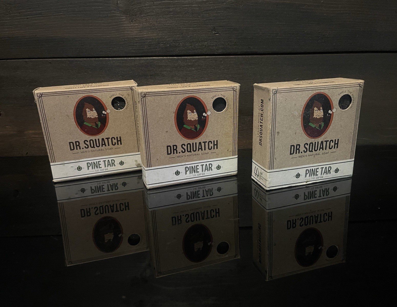 Dr. Squatch bar soap Pine Tar 3 bar bundle