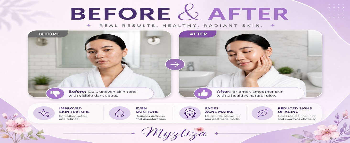 Myztiza Glass Skin Bar Soap for Face & Body – 2 Pack 135g Each