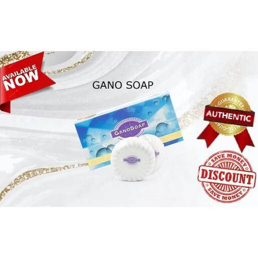 2 Pcs Gano Excel Gano Soap Ganoderma Goat Milk Anti Aging Vitamin E Acne (1 Box)