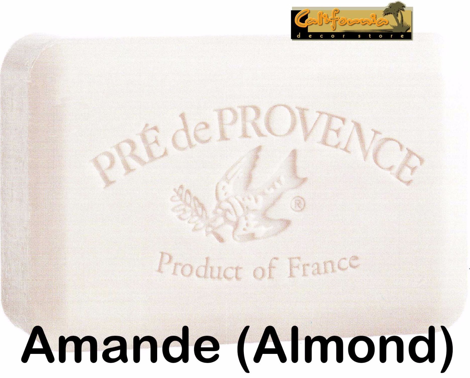 Pre de Provence AMANDE Almond French Soap 250 Gram Bath Shower Bar Shea Butter