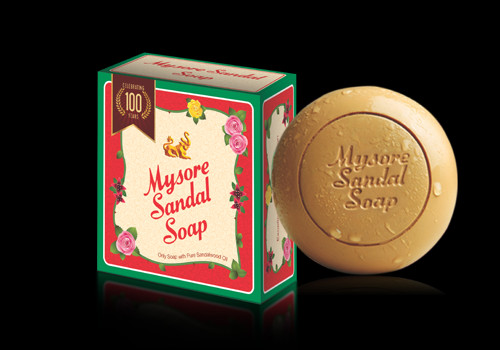 Mysore Sandal Soap Natural Superior with Pure Sandalwood Oil Soap Bar -150G -F S