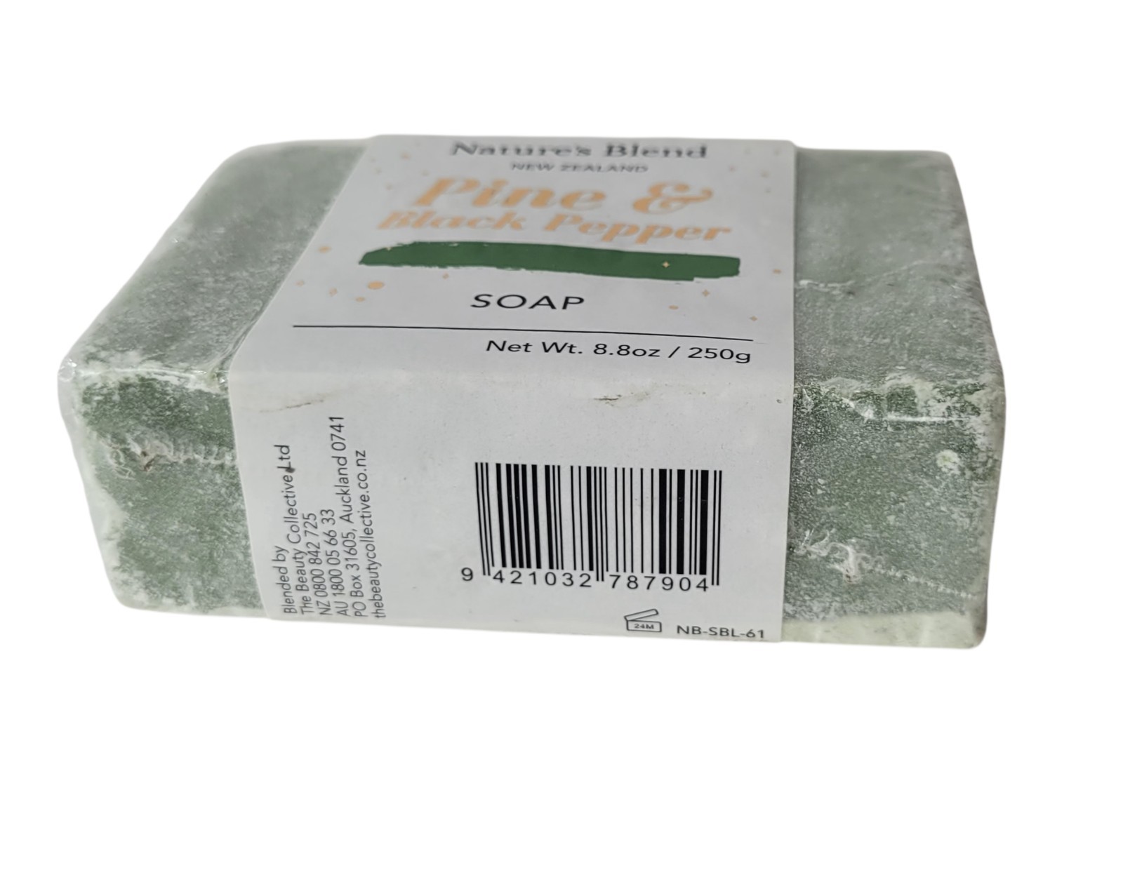 Nature’s Blend New Zealand Limited Edition Pine & Black Pepper Bar Soap 8.8 oz