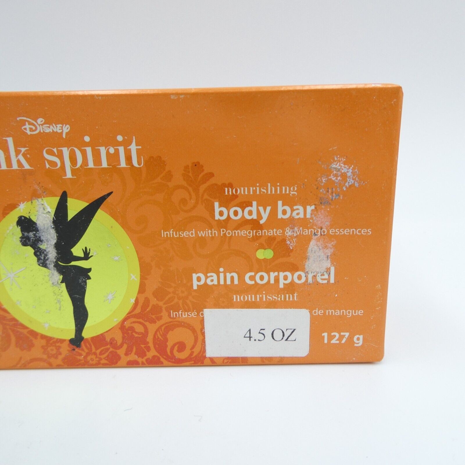 Disney Tink Spirit Body Bar Soap Nourishing 4.5 oz Tinkerbell Peter Pan Sealed