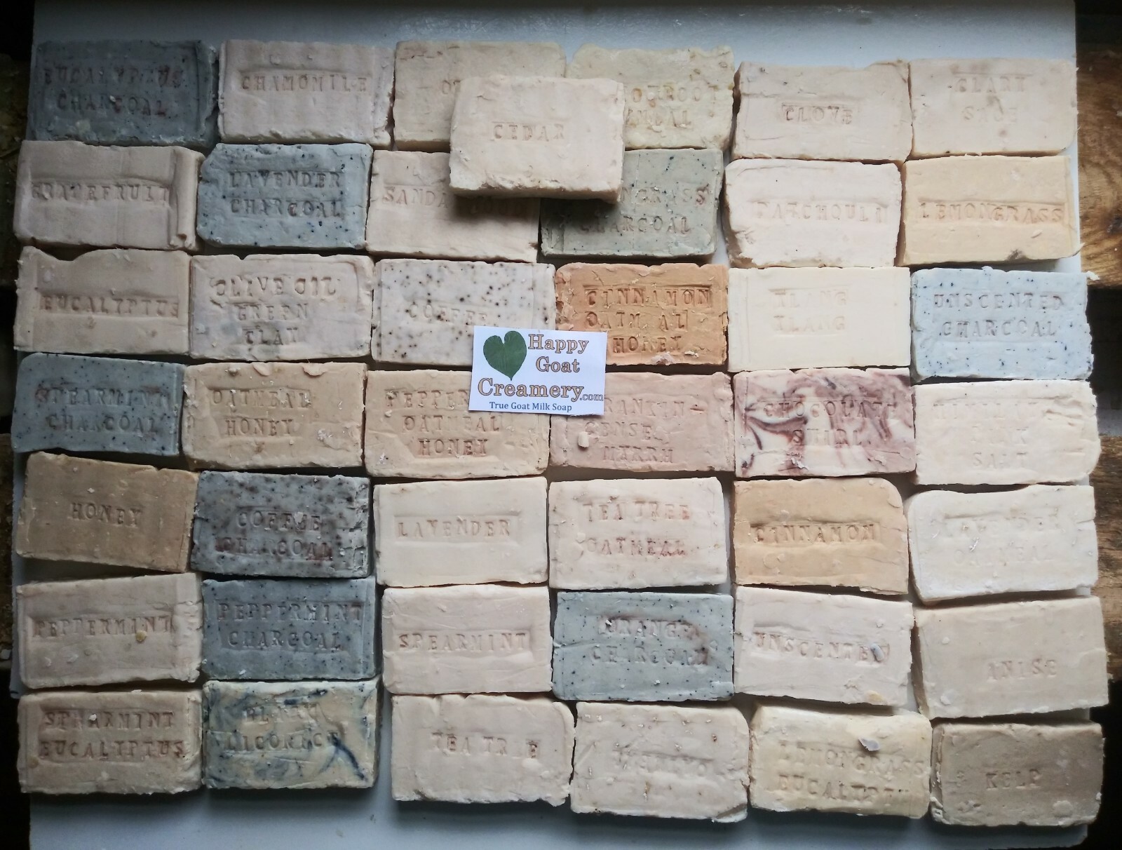 240 BARS! MIXED PACK RAW GOAT MILK SOAP PURE ESSENTIAL OILS CHEAP BULK WHOLESALE