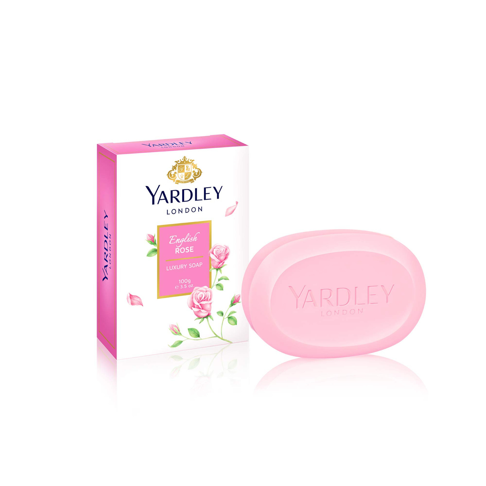Yardley London English Rose Luxury Soap Set Triple Milled 10.5 Ounces