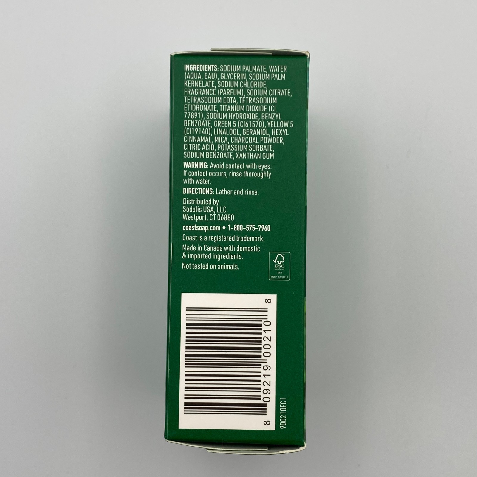 Coast Bar Soap Moisturizing Luxurious Emerald Burst Each Bar 7.05oz Jumbo 5 Pack