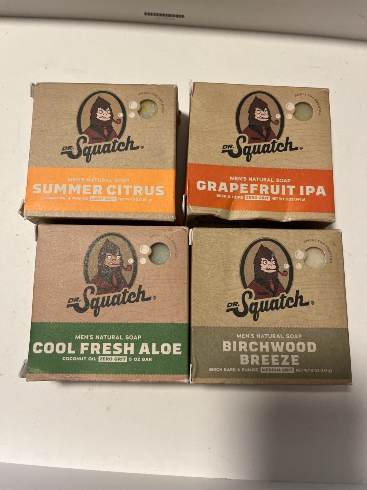 lot of 4 Dr. Squatch View Photos For Scents 5oz each
