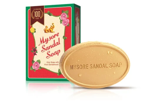 1 X 150gm Mysore Sandal Bath Soap Bar, ORIGINAL of Karnataka Soaps