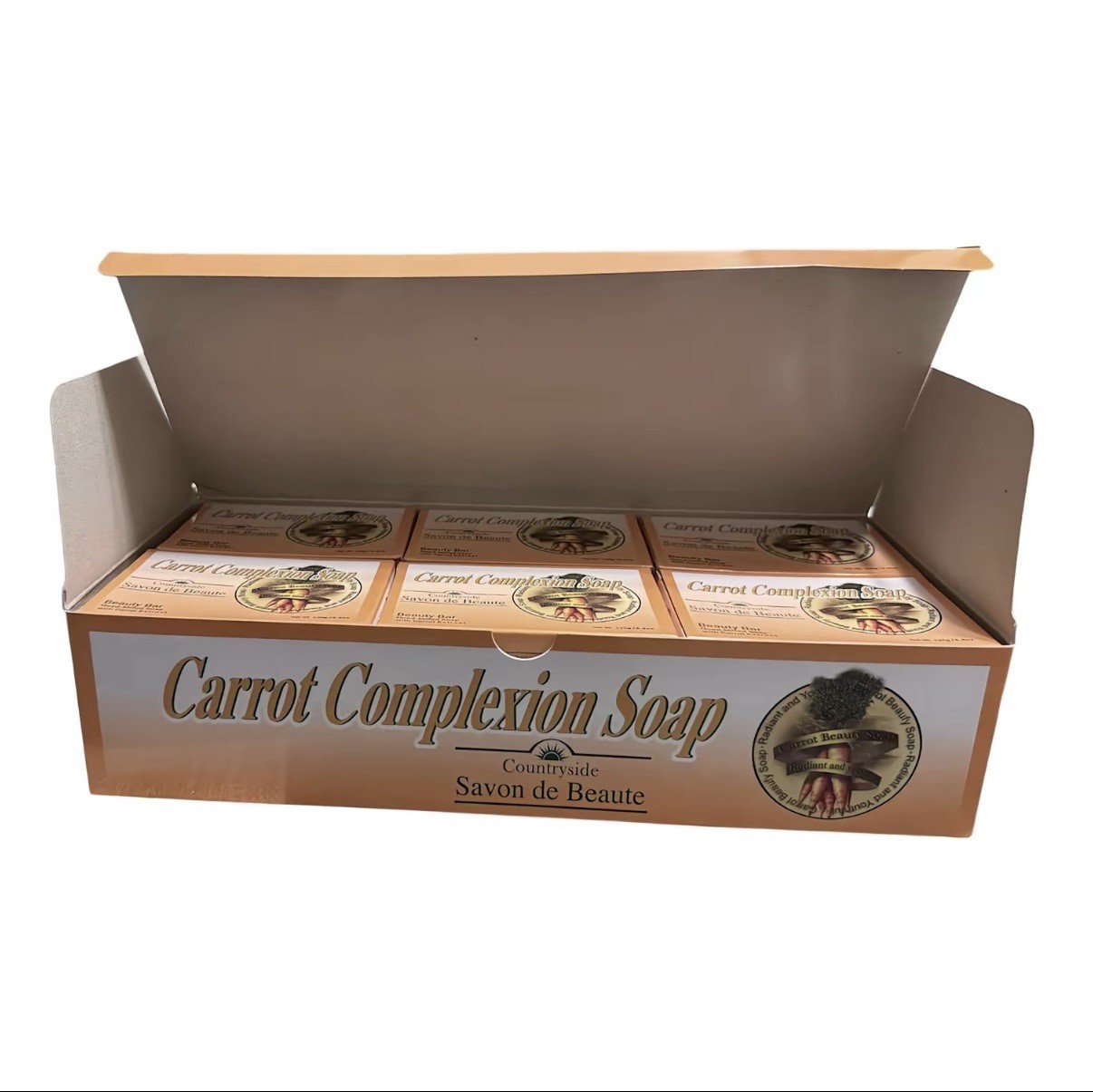 Carrot Complexion Soap pack of 12