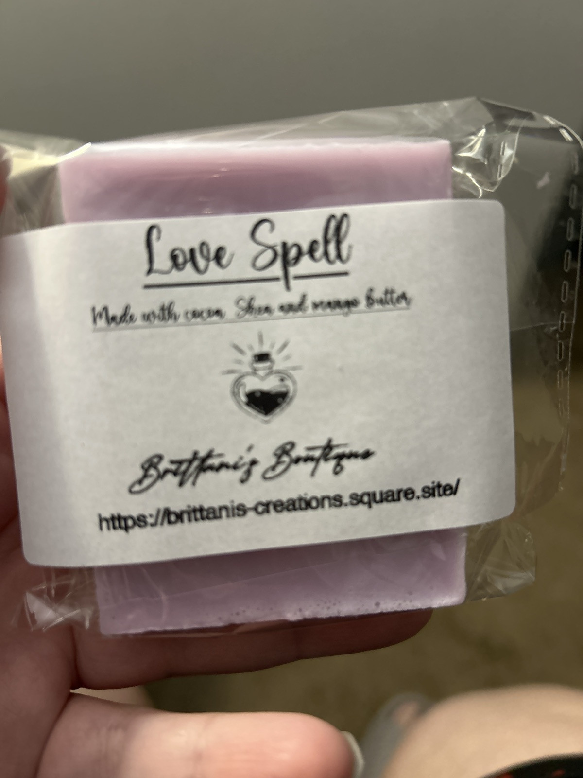 Handmade Love Spell Shea Butter Soap
