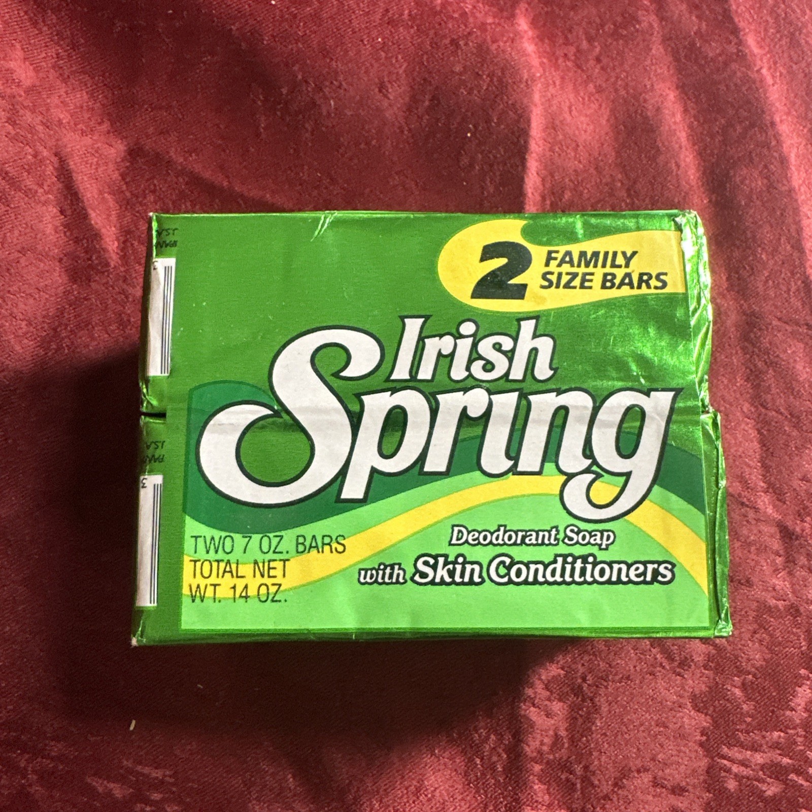 Irish Spring Family Size Bath Bars 7 0z Deodorant Soap Pack Of 2