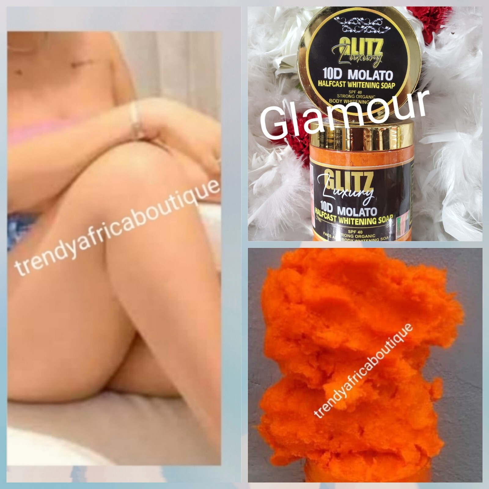 X 1 GLITZLUXURY 10D OSHAPRAPRA HC Molato soap 600g x 1. RICH AUNTY SOAP👌👌👌👌