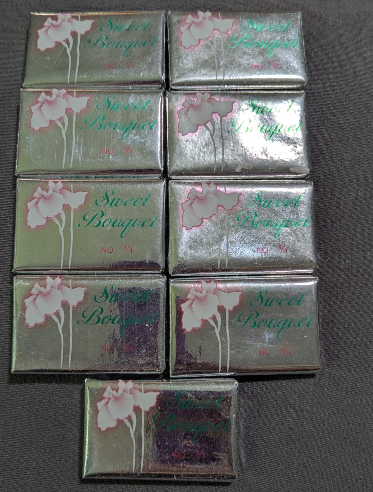 Sweet Bouquet Scented Floral Bar Soap White for Body/Face/Hands Vintage Hotel