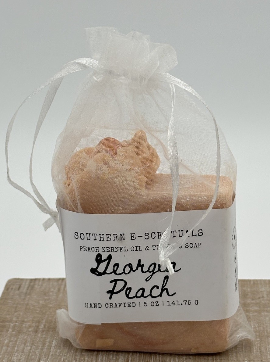 SOUTHERN E-SCENTUALS Hand Crafted Soap 5 oz. Georgia Peach NEW