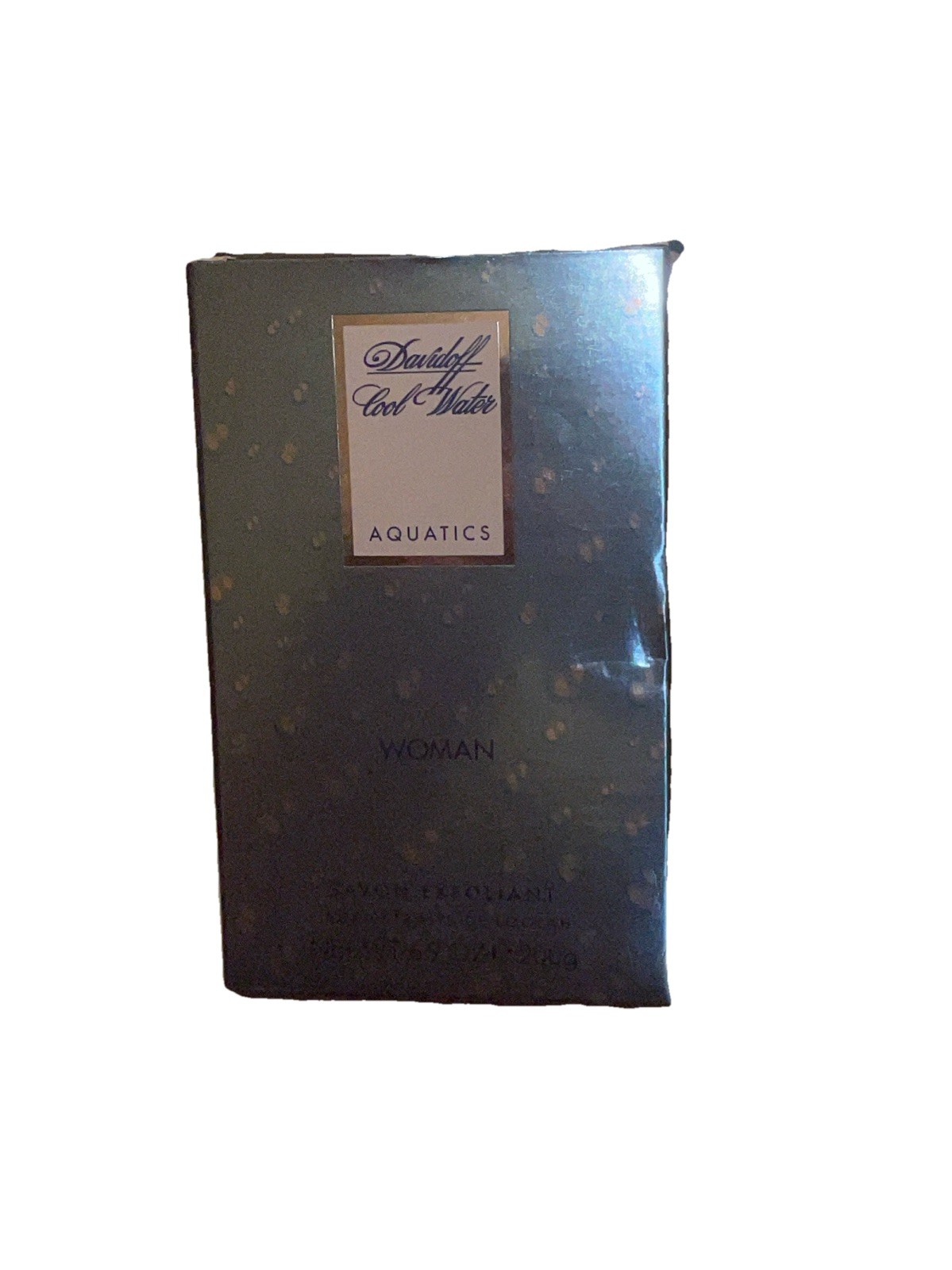 COOL WATER WOMAN AQUATICS DAVIDOFF EXFOLIATING LOOFAH SOAP 6.9oz LANCASTER