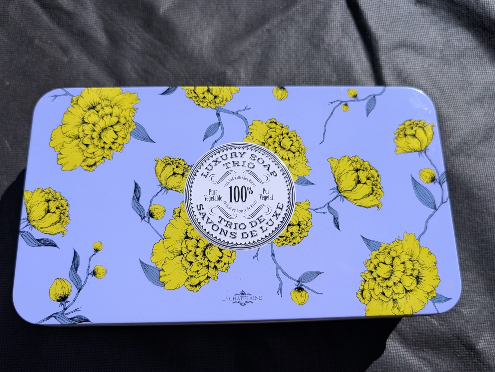 Luxury Bar Soap Trio Gift Set Tin | Made in France | Natural and Organic | Sh…