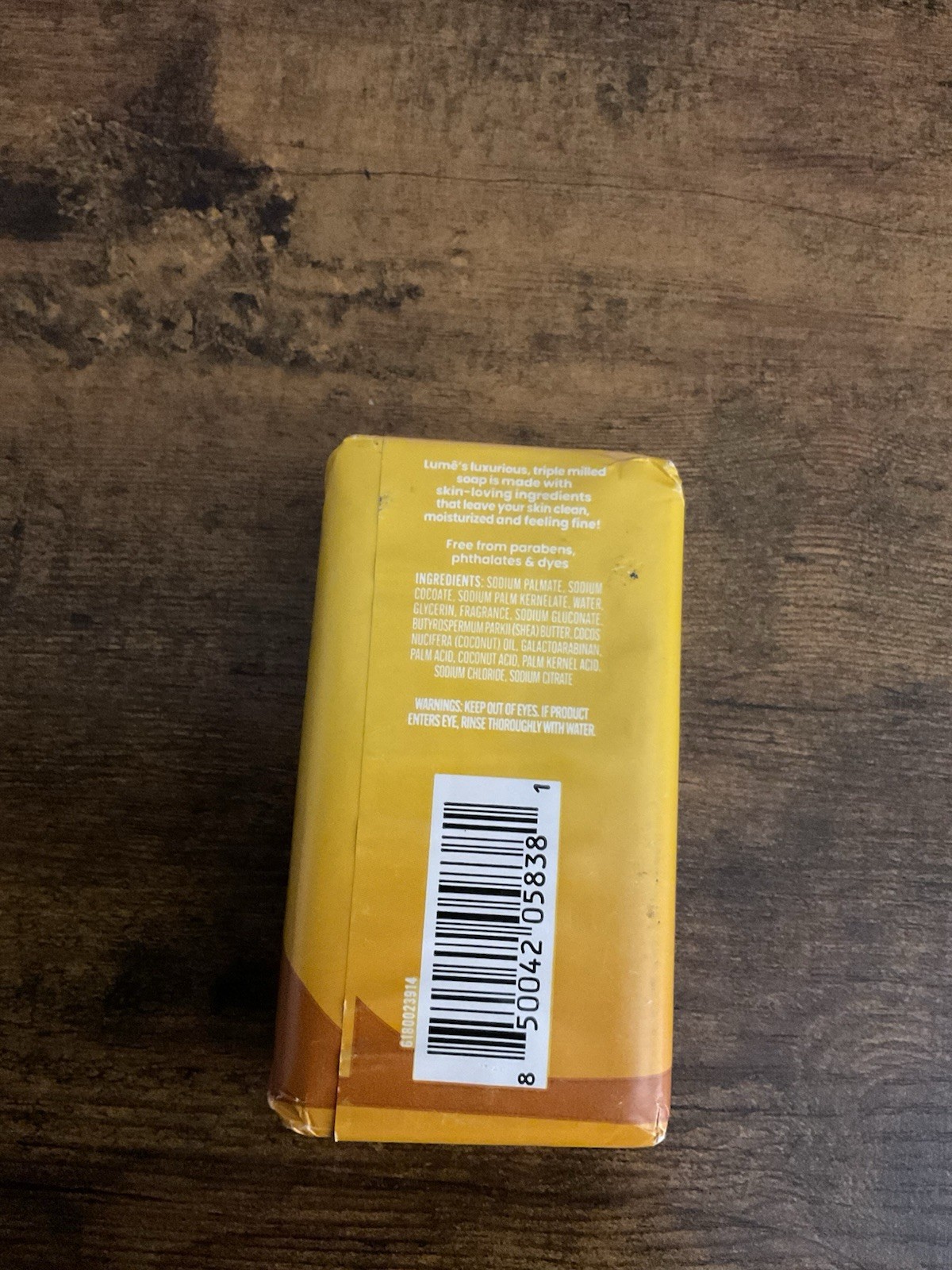 Brand NEW Lume Toasted Coconut Triple Milled Soap 5oz Deodorant Bar SEALED