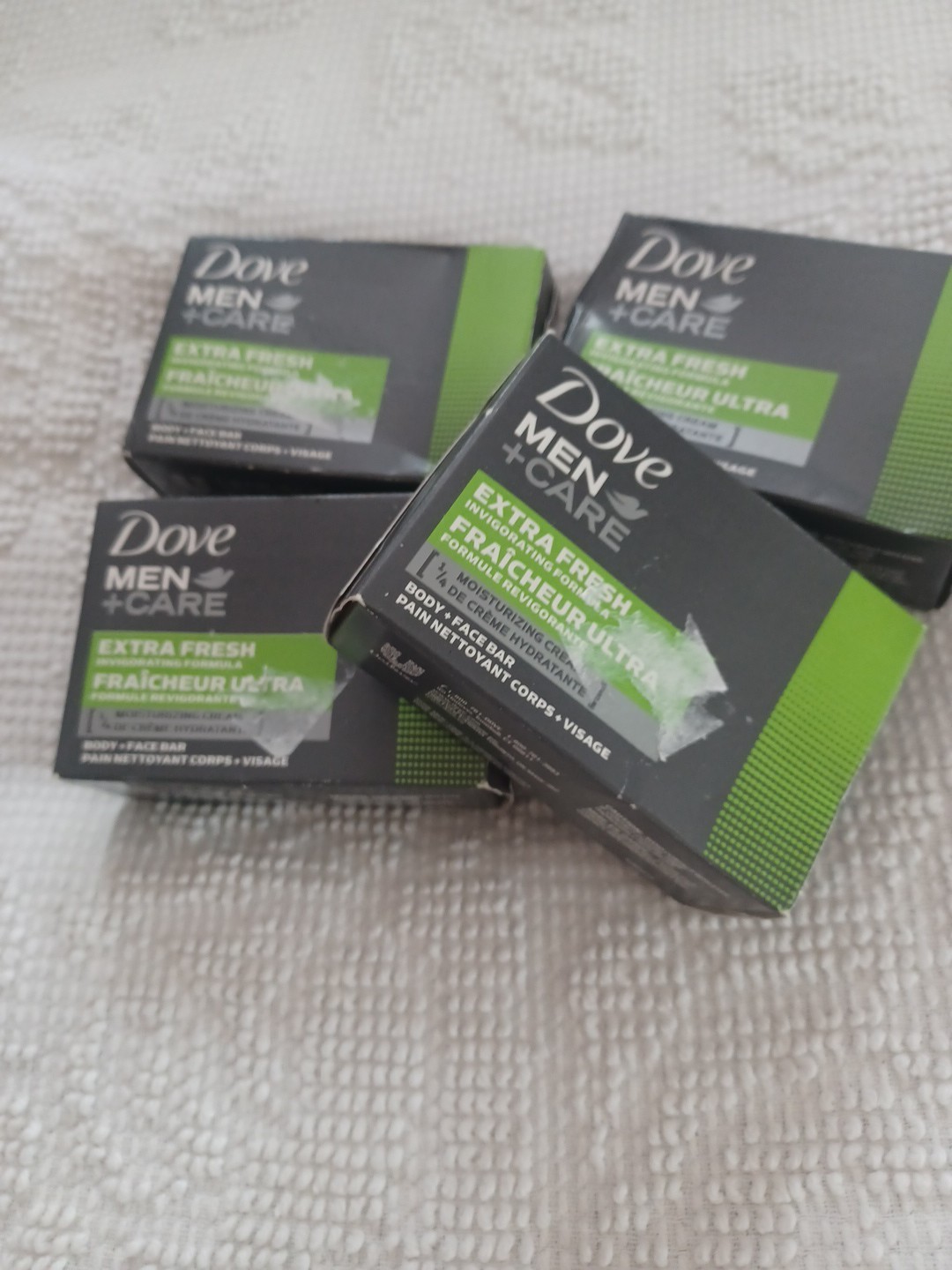 Dove Extra Fresh Bar Soap 3.75 Oz Each Lot 4
