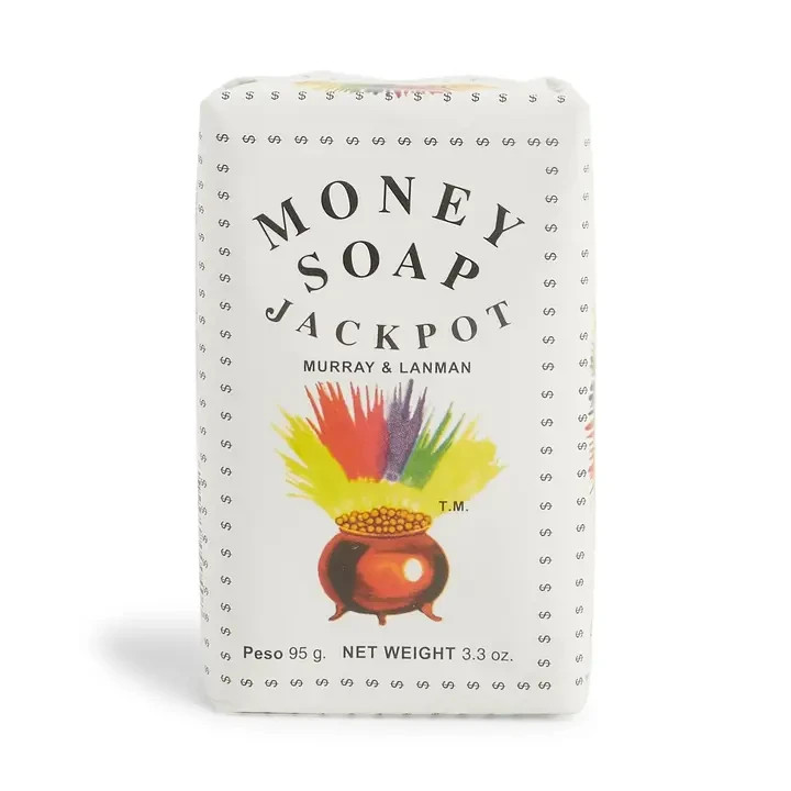 Murray & Lanman Money Jackpot Bar Soap 3.3 oz Cleansing Bath Soap Good Luck & Pr
