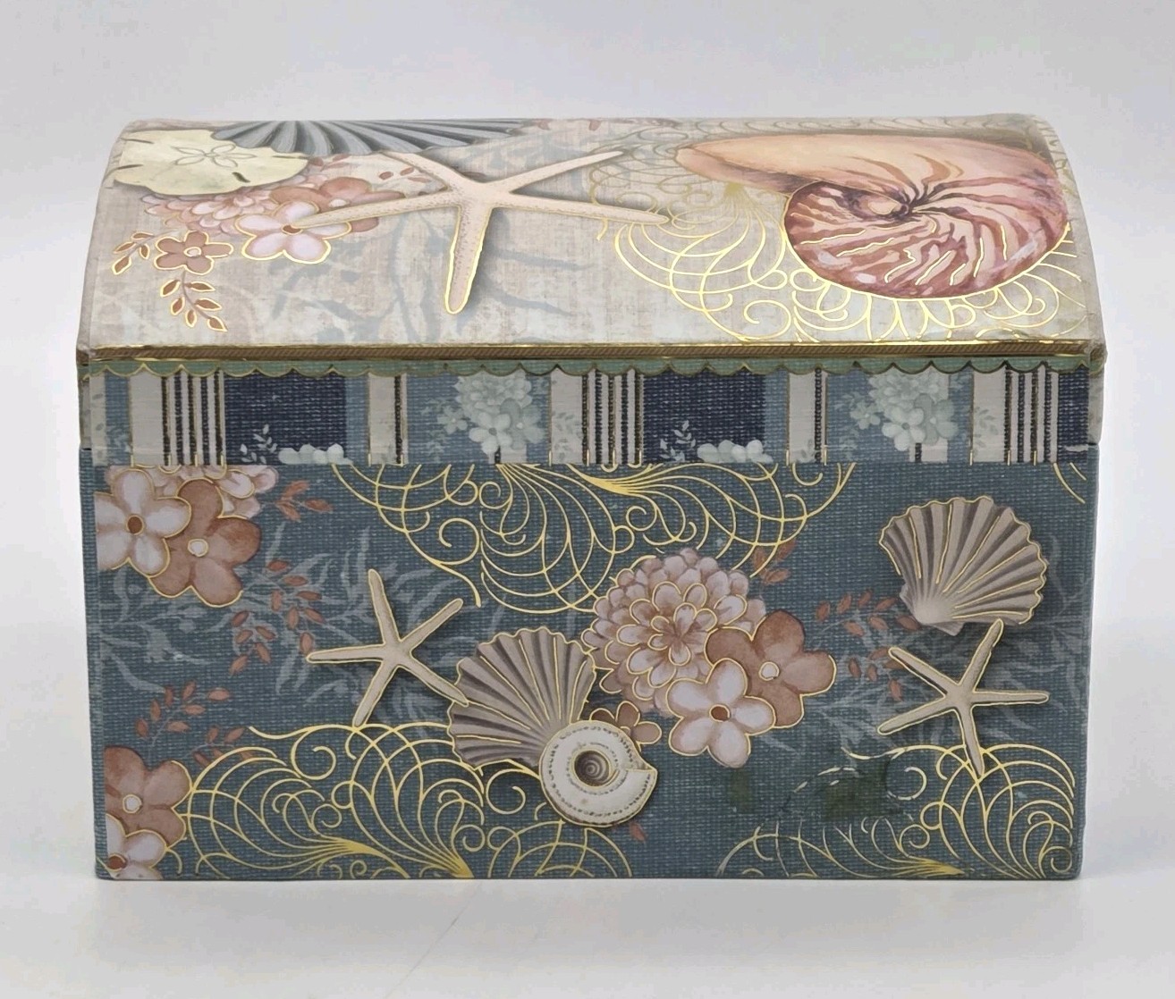 Pooch & Sweetheart Music Box 2 Scented Verbena Soaps Swan Lake Sea Shell Pattern