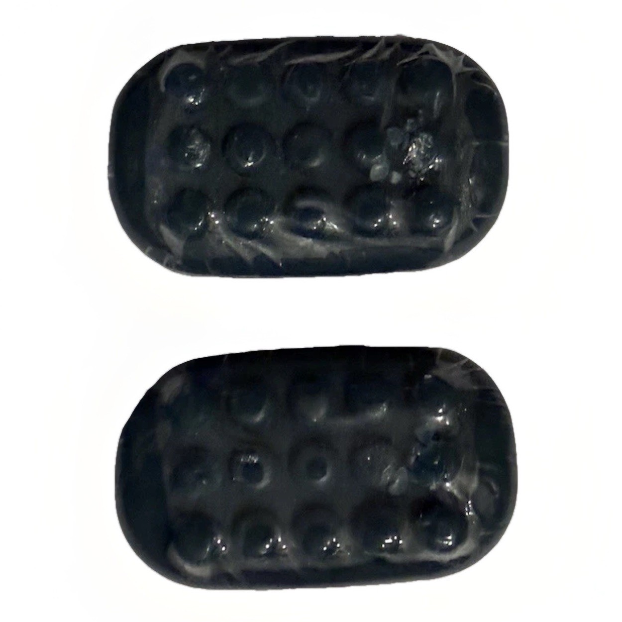 2- BLISS Mini Blue Massage Bar Soap Wrapped 1.8 oz / 51g RARE Discontinued