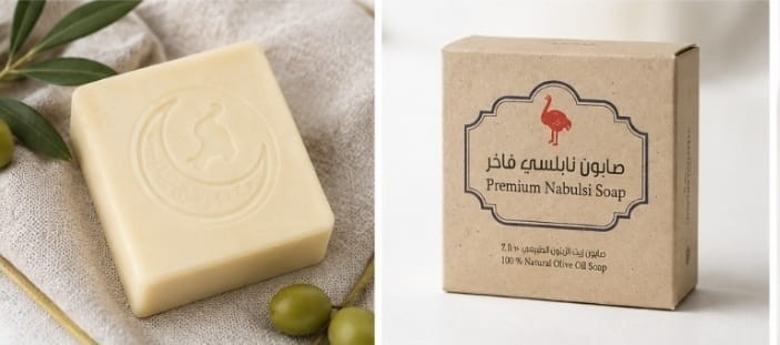 Premium Nabulsi Olive Oil Soap – 100% Natural Handmade Soap – Gentle for Face &